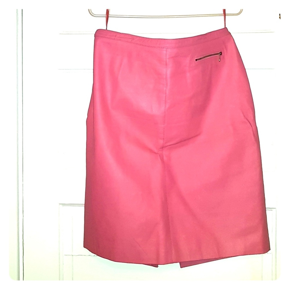 Leather skirt